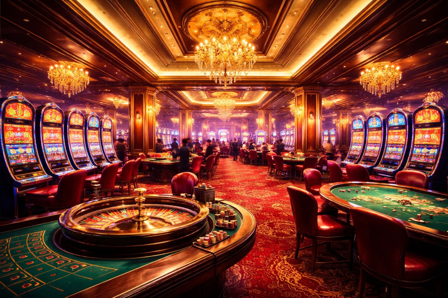 Biểu Ngữ Casino 869 VND Biểu ngữ sảnh casino đầy màu sắc 869 VND