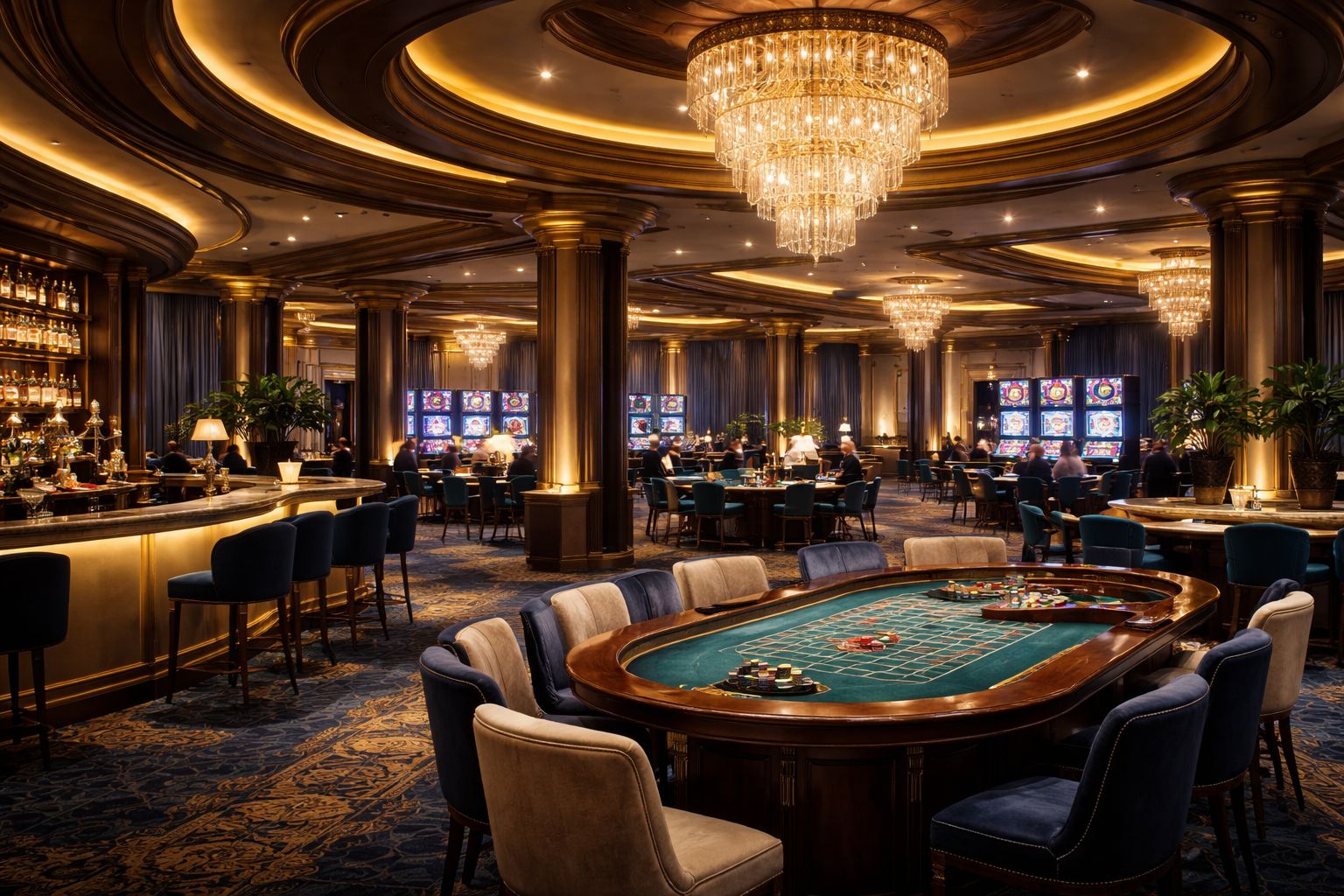 869 VND — Không Gian Casino Được Xây Dựng Cho Bàn Trực Tiếp Và Đa Dạng Máy Đánh Bạc